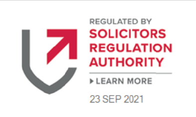 Regulated by Solicitors Regulation Authority